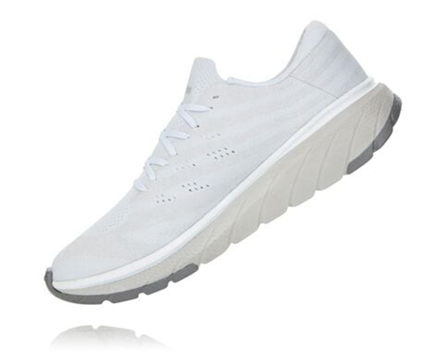 Hoka One One Running Shoes Mens White - Cavu 3 - 61483LGXS